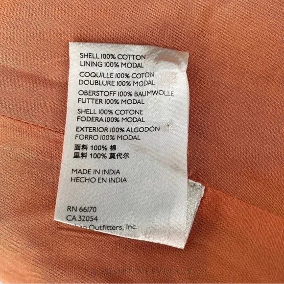 Anthropologie Women's The Peregrine Smocked Midi Dress Sz Large, Brown Multi - Picture 15 of 16